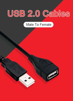 USB 2.0 Удлинитель - 1 Метр Шнур, Кабель