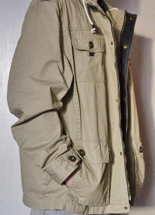 Брендовий чоловіча куртка з капюшоном easy premium archive коттон