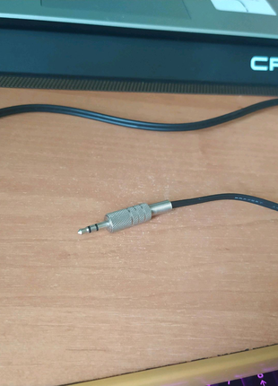 Аудіо кабель ProWest 0.5 м чорний шнур провід спарений 3.5