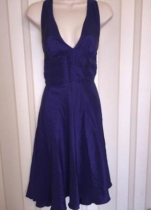 Шелковое платье от warehouse в стиле мерлин монро/ 100% шелк