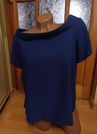 Женская майка блуза футболка топ кофточка жіноча.
цвет синий.