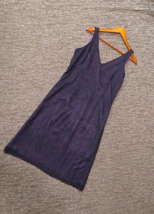 Платье-комбинация из шелка laura clement collection