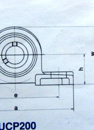Узел  подшипниковый   UCP207 под вал  35 мм