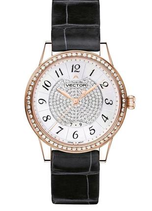 Позолоченные женские фэшн часы Вектор VECTOR VC9-012582QZ
