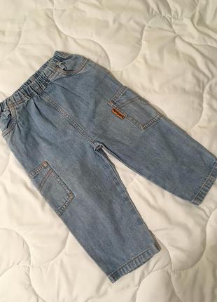Весенние джинсы на мальчика 1-1,5 года