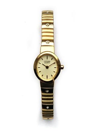 Citizen винтажные золотистые часы 5920-s011833 japan оригинал
