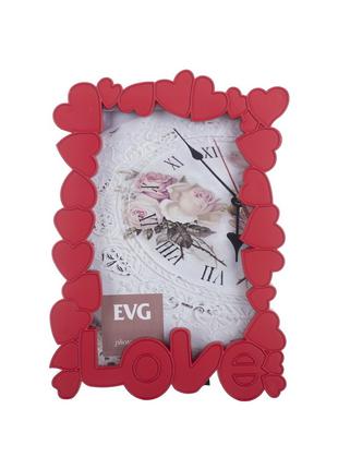 Фоторамка EVG  FRESH 10X15 Love (рамка со стеклом)