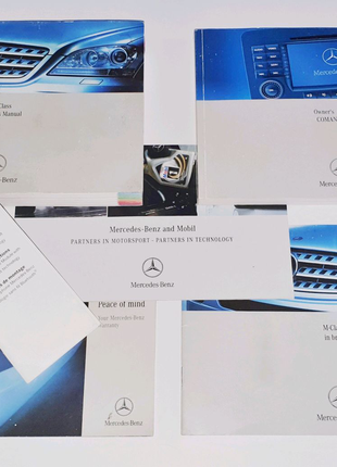 Комплект инструкций, руководств, Mercedes ML W164 на английском