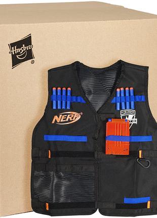 Набор Нерф Оригинал жилет +магазины+пули NERF Tactical Vest A0250