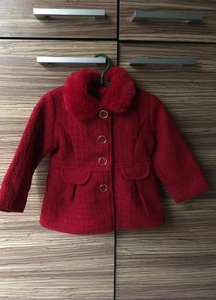 Пальто пальтишко george на 1-2 года