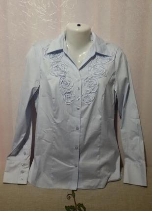 Рубашка стрейч-котоновая (пог 53-55 см)   10