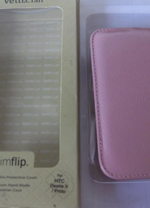 Чохол Vetti Craft Slim HTC Desire X Normal S-Pink