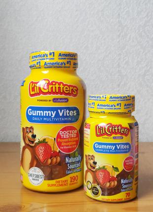 Витамины Для Детей Lil Critters, Gummy Vites Complete 190 Шт