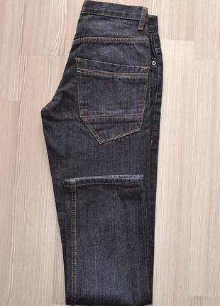 Черные детские брендовые джинсы slim fit - xs