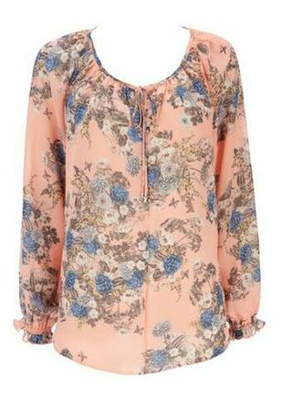 Wallis блузка с цветочным принтом 44 размер блузка 38 р