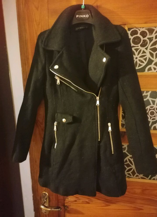 Пальто Zara чорний колір