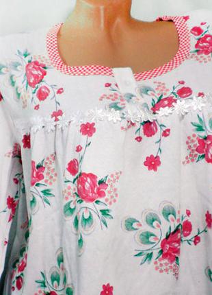 Женская пижама с начесом: кофта с длинным рукавом + бриджи, ра...