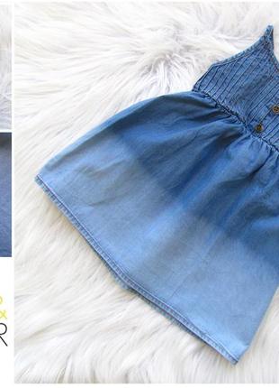 Стильное джинсовое платье сарафан marks & spencer