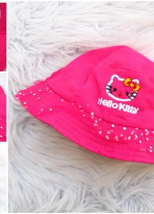 Шапка панама кепка hello kitty