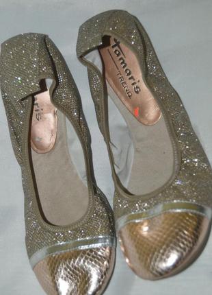 Балетки туфли tamaris німеччина размер 42 41, балетки