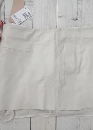 Новая кожаная юбка h&m , размер 38 (по бирке 165/72а) .