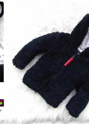 Стильная теплая кофта реглан свитер   с капюшоном и ушками ser...