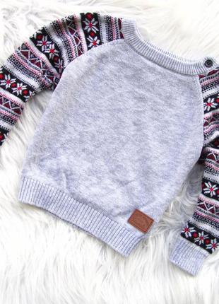 Стильна кофта светр nutmeg новорічний светр