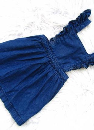 Стильный и качественный джинсовый сарафан платье mantaray