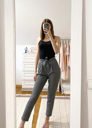 Классические брюки/штаны, класичні штани чорно-білі