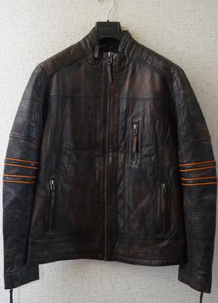 Байкерская кожаная куртка jcc collection (германия)