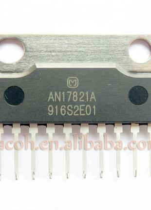 Микросхема AN17821A, аудио усилитель 2х5Вт, 3.5-13.5В, HSIP9B