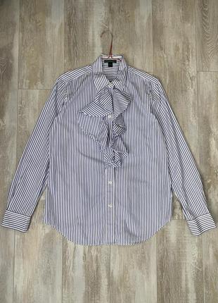 Рубашка бренда ralph lauren, оригинал, размер l.