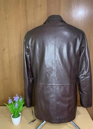 Falapu куртка удлинённая кожаная мужская коричневый р.s- l -х ...