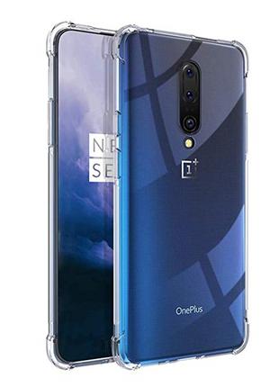 OnePlus 7T Pro чехол AirBag противоударный силиконовый прозрачный