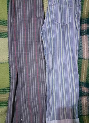 Капри укороченные брюки джинсы низкая посадка