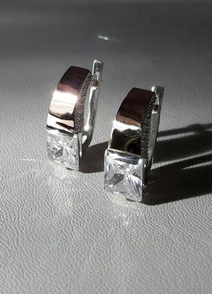 Серьги серебро