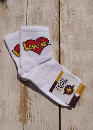 Шкарпетки лав із love is