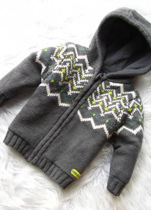Теплый реглан - кофта свитер худи бомбер с капюшоном kimbaloo