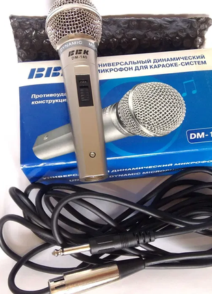 BBK DM-140 универсальный динамический противоударный микрофон.