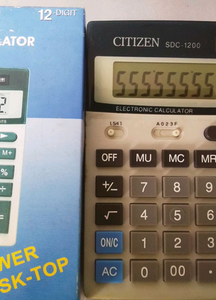 Калькулятор Citizen SDC-1200V