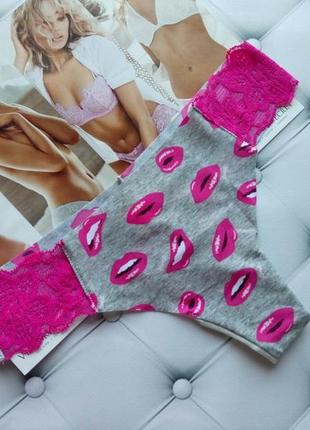 Бесшовные трусики тонг victoria's secret 💋