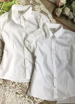 Блузка белая рубашка