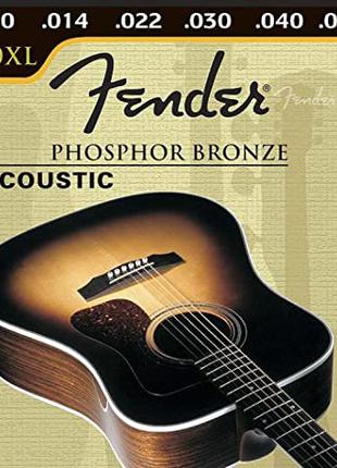 Струны Fender 60-XL (фосфорная бронза) для акустической гитары