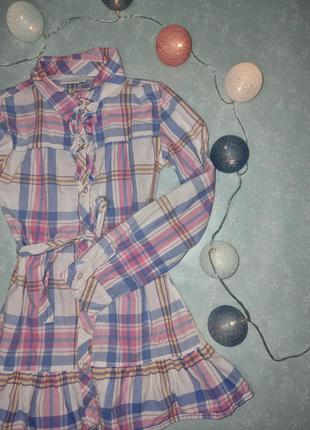 Geox платье-рубашка 8лет