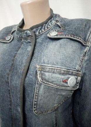 Стильная джинсовая куртка, стрейчевая  №1dp