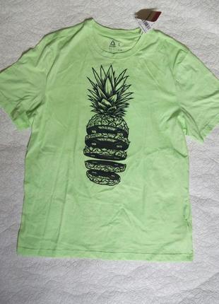 Чоловіча футболка reebok pineapple weigh оригінал р l