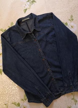 Жіноча джинсова сорочка maria giola, розмір 44