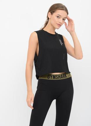 Женский спортивный топ майка  gymshark black friday tank  англ...