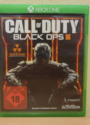 Диск с игрой Call of Duty Black OPS 3 для Xbox ONE, ONE S, ONE X,