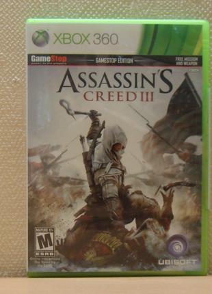 Диски с игрой Assassin's Creed III для Xbox 360, ONE, S, X, X|S